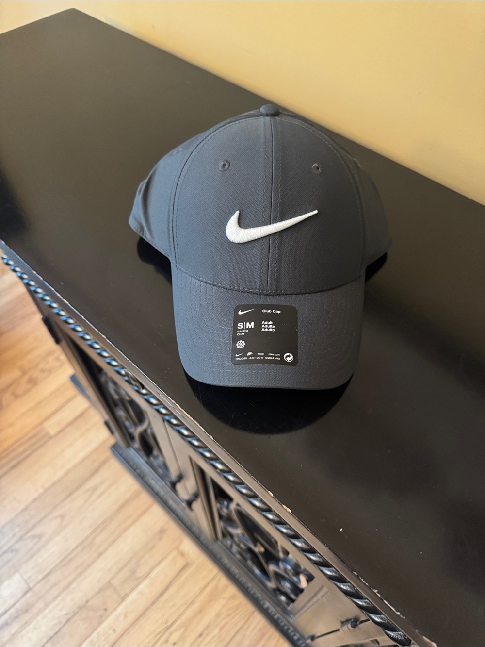 Nike Gray Cap with White Swoosh